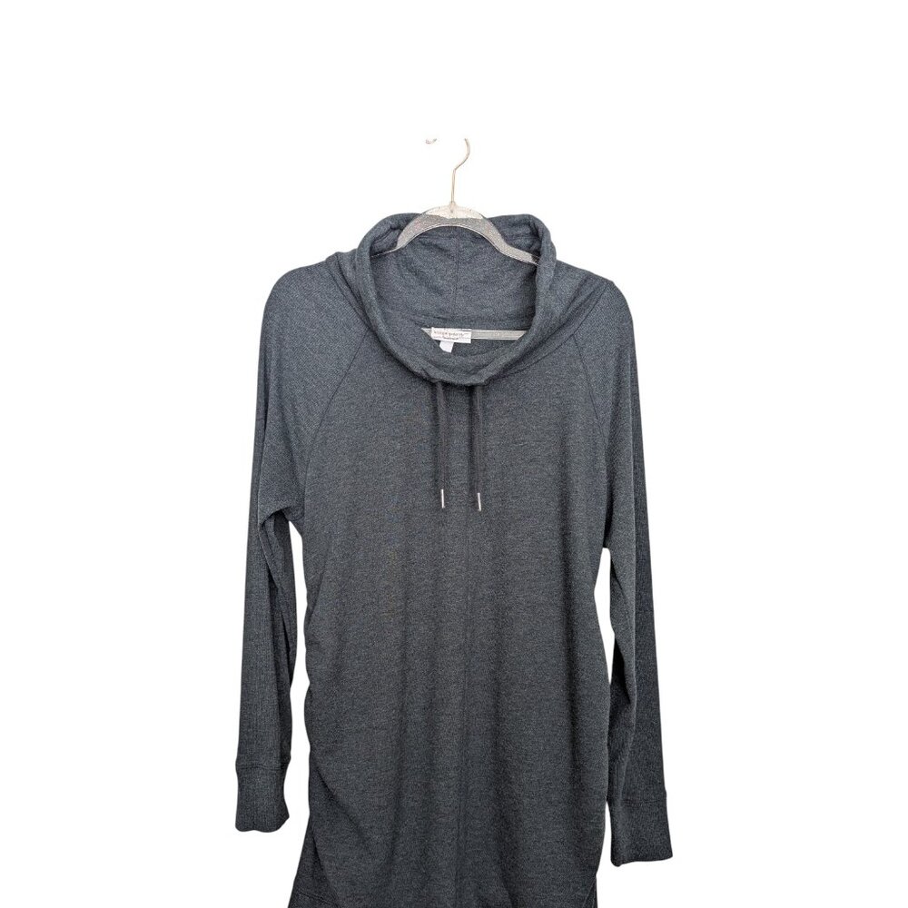 Soft & Stylish Liz Lange Maternity Sweater XXL Gray Cowl Neck